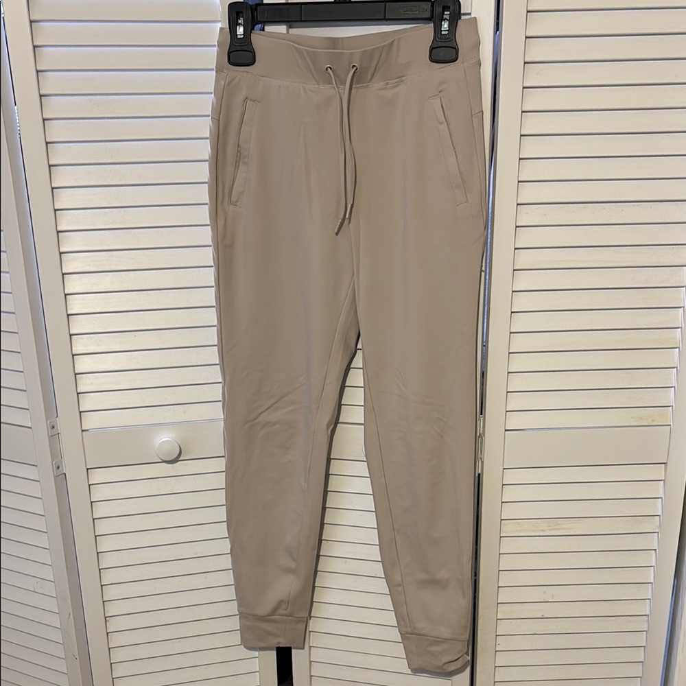 Beige Jogger Pants